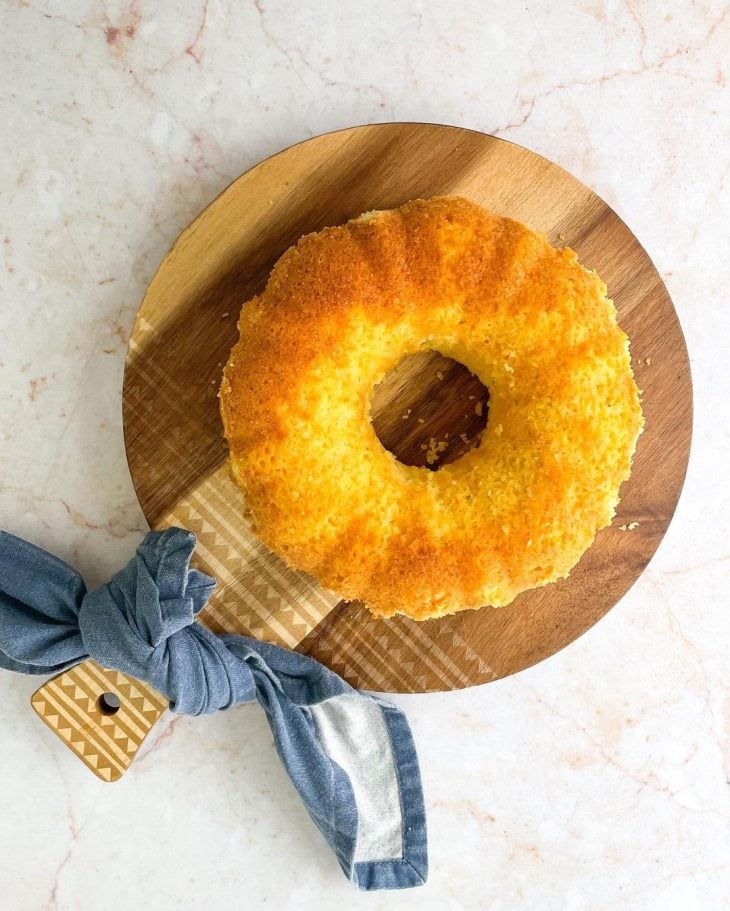 Bolo de milho com coco de liquidificador