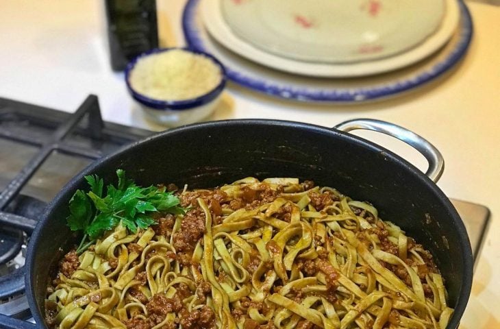 Carne moída com cerveja