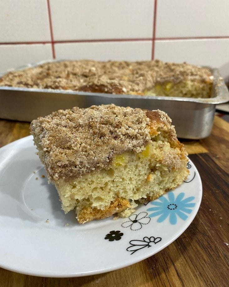 Bolo farofa de banana