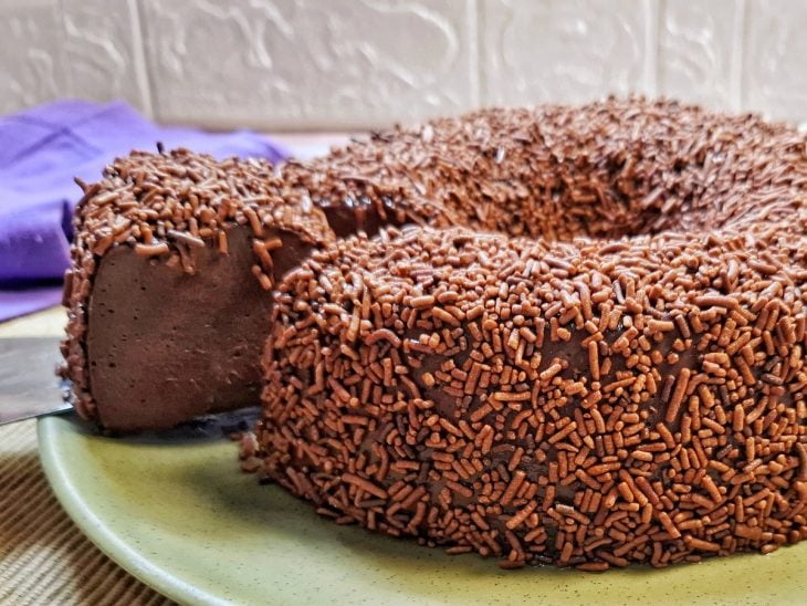 Brigadeirão sem forno