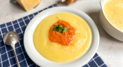 Polenta cremosa simples