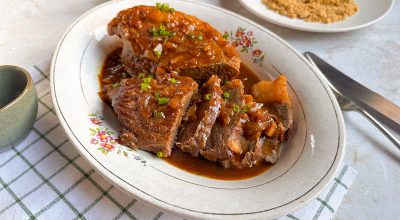 Picanha na cerveja preta na panela de pressão