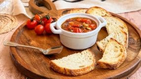 Tomate confit na air fryer