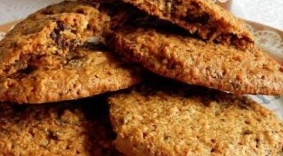 Biscoito integral de aveia e mel