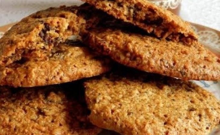 Biscoito integral de aveia e mel