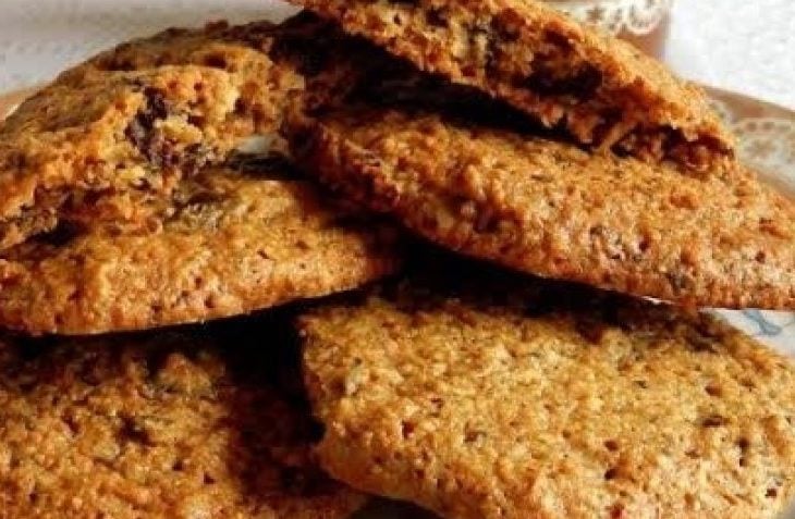 Biscoito integral de aveia e mel