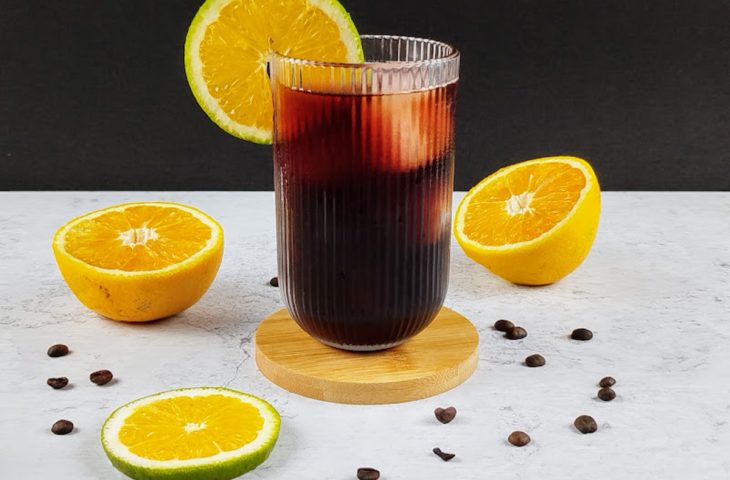 Orange coffee com chá