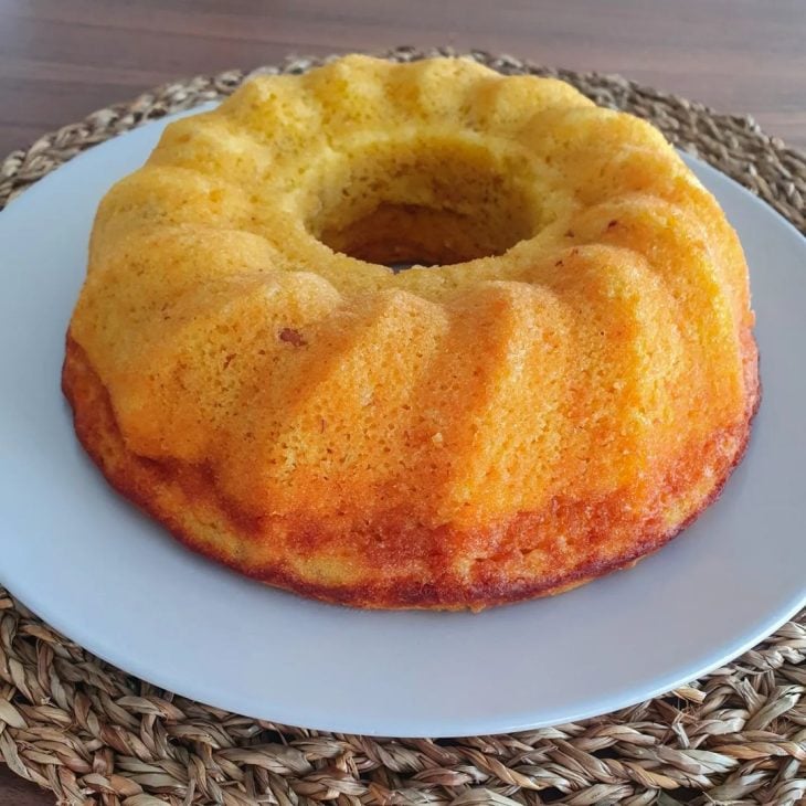 Bolo de laranja com cenoura