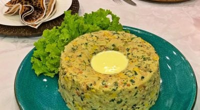 Torta de camarão gelada