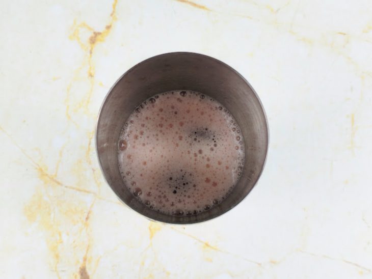 Ingredientes batidos.