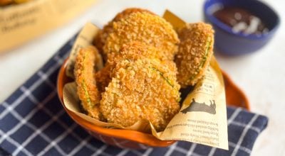 Abobrinha à milanesa