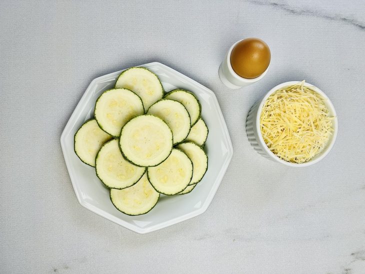Ingredientes reunidos para o preparo da receita.