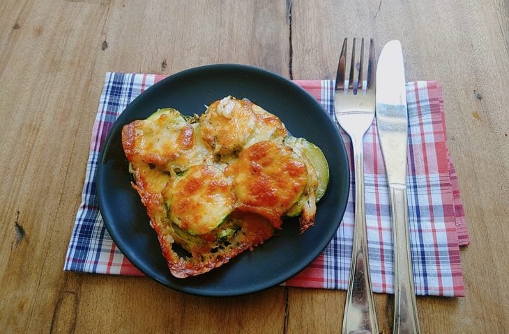 Abobrinha gratinada fácil