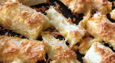 Aipim crocante de forno