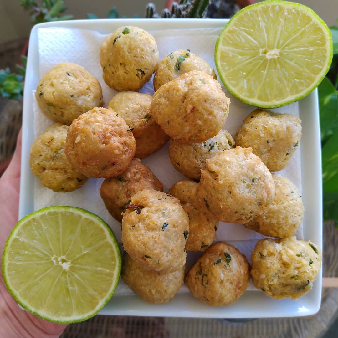 Almôndegas de grãodebico veganas