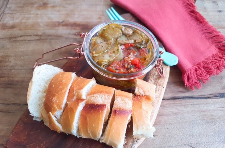 Antepasto de abobrinha fácil