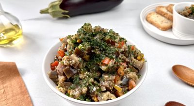 Antepasto de berinjela fácil