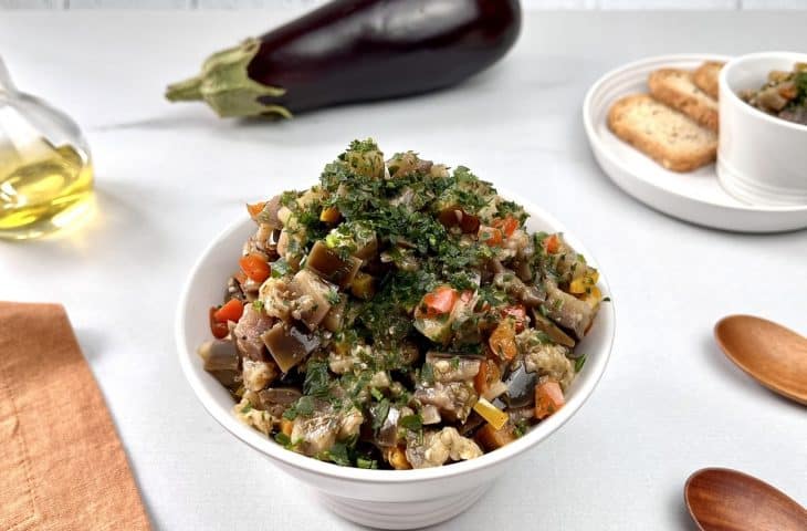 Antepasto de berinjela fácil