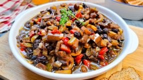 Antepasto de berinjela na air fryer