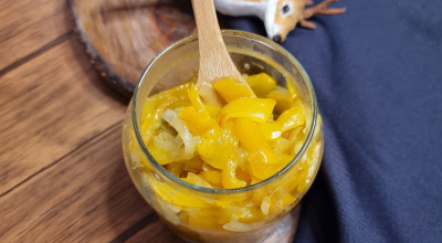 Antepasto de pimentão fácil