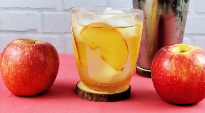 Applejack com chá de maçã