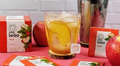 Applejack com chá de maçã