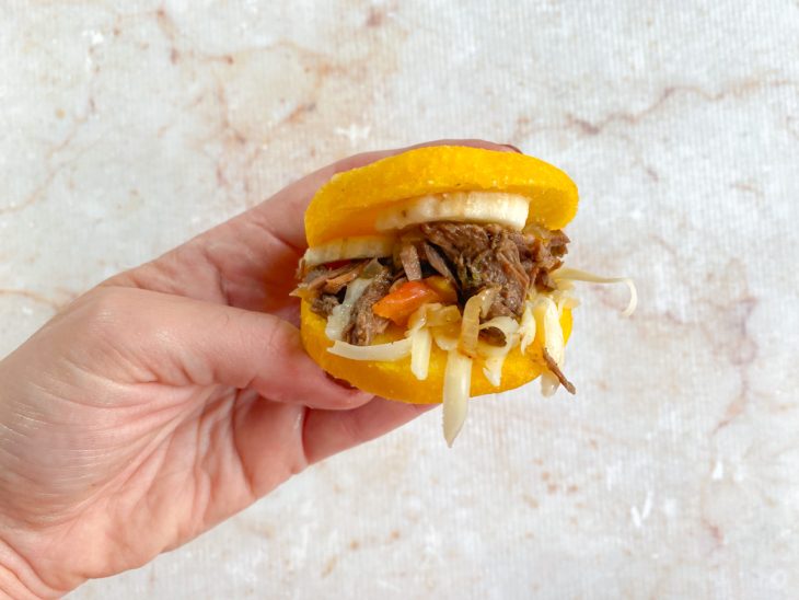 Arepa recheada.