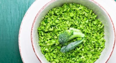 Arroz à grega de couve-flor