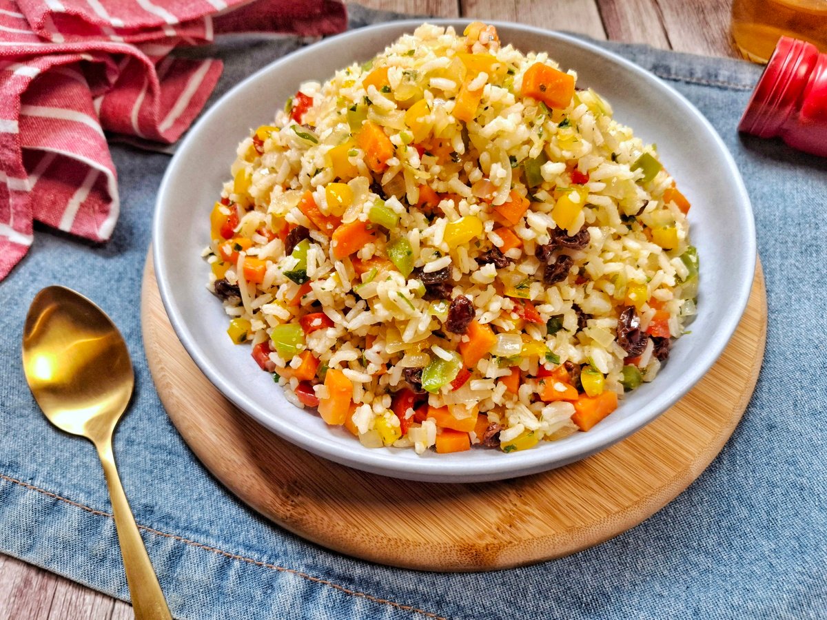 Arroz à grega fácil e rápido