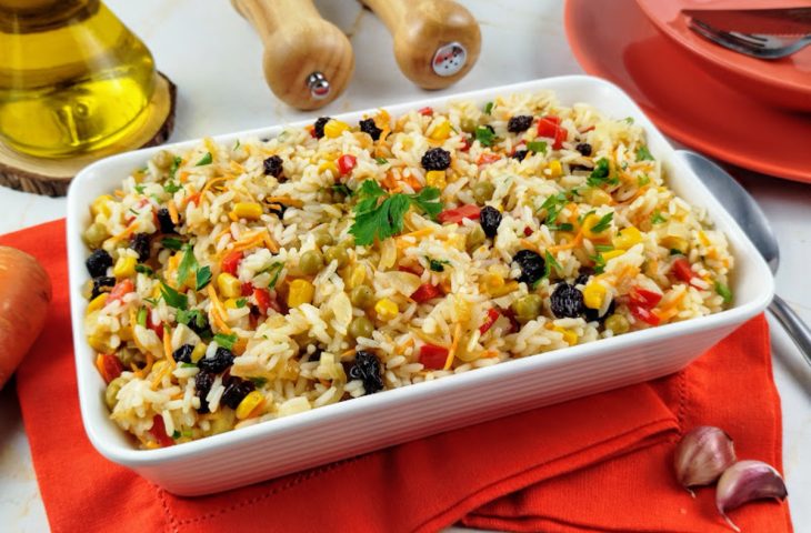 Arroz à grega simples