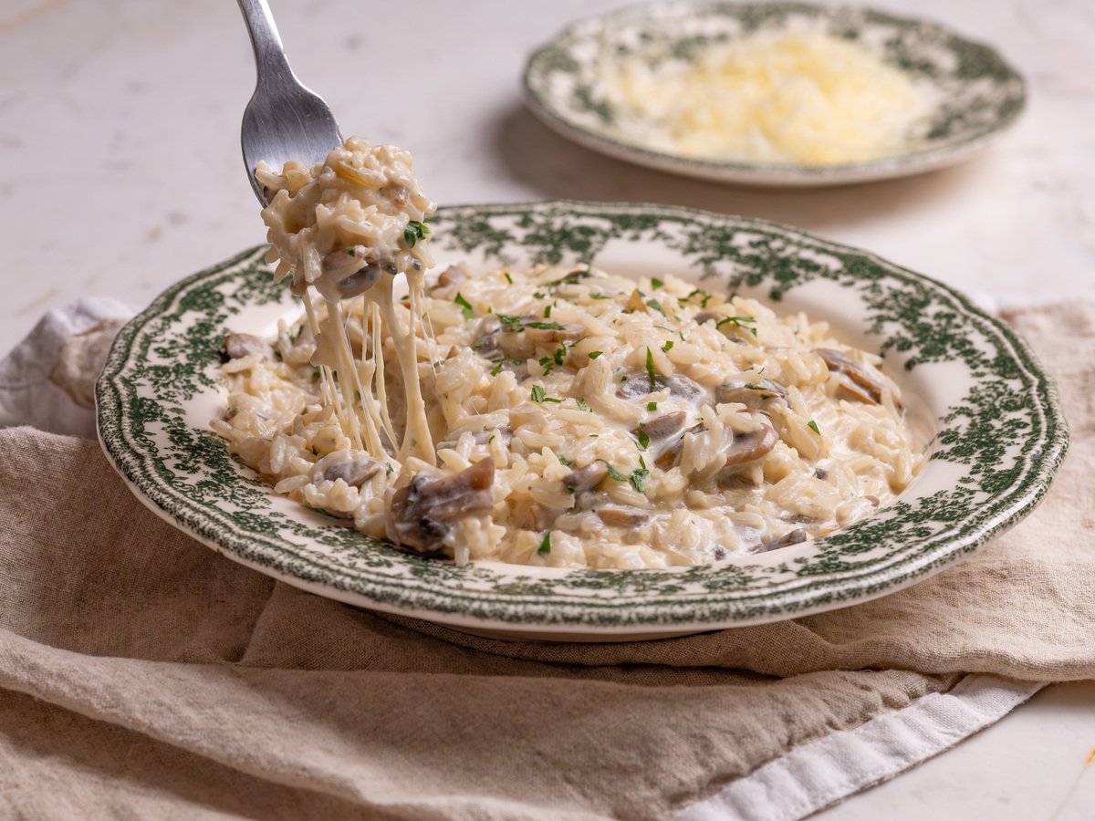 Arroz à piamontese fácil e rápido