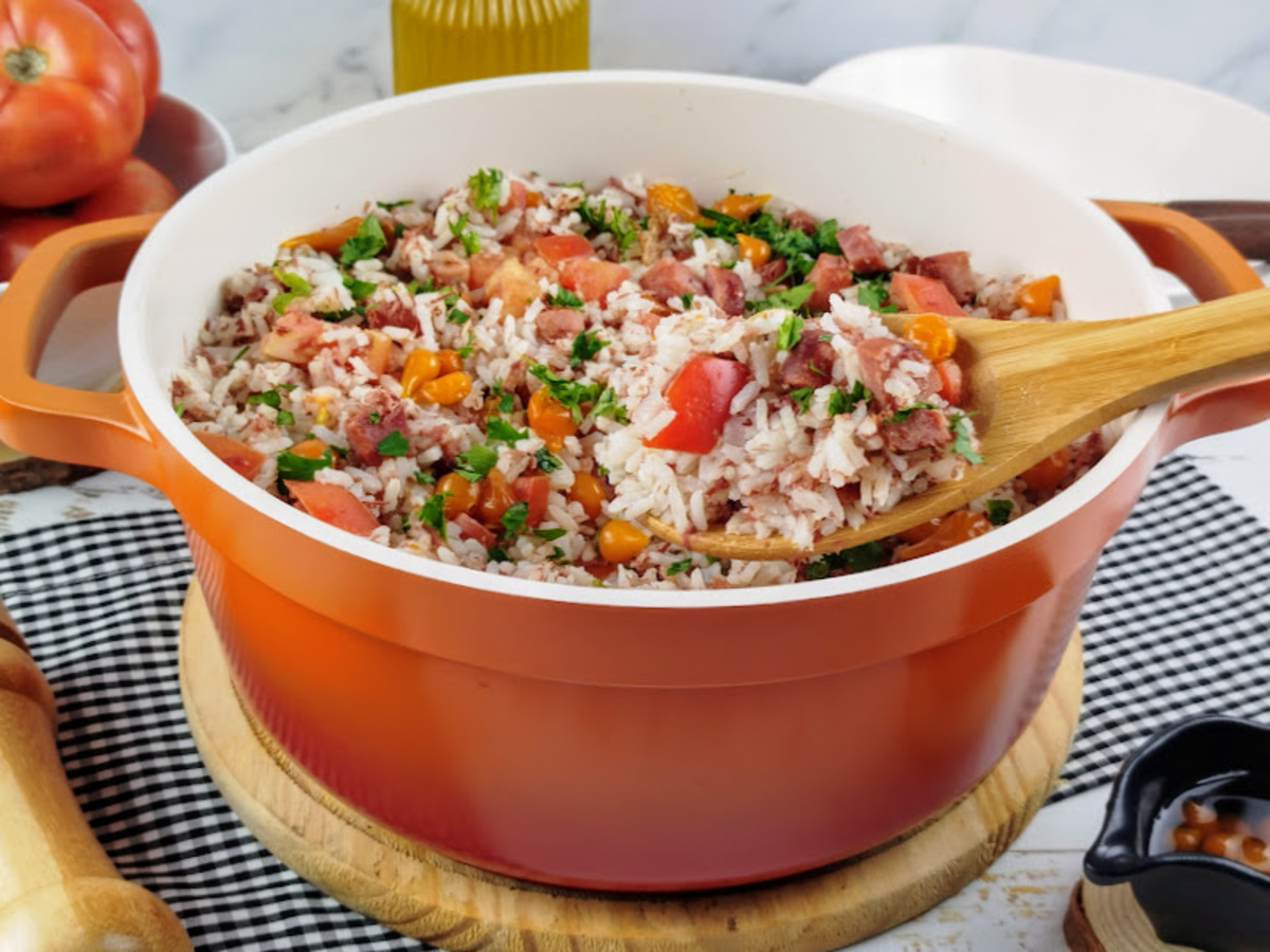 Arroz carreteiro rápido