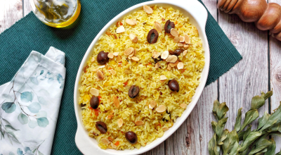 Arroz com bacalhau