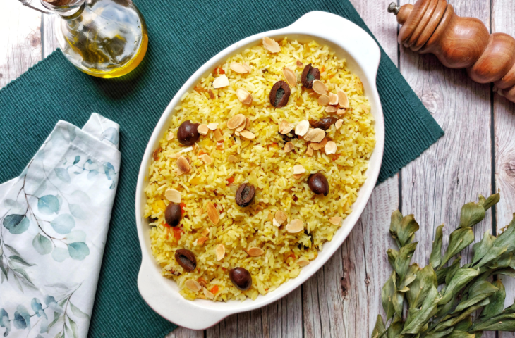 Arroz com bacalhau