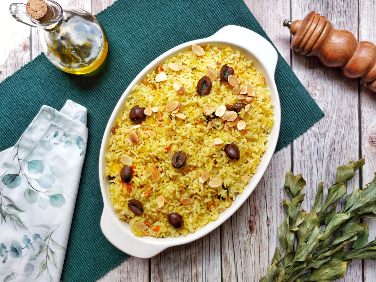 Arroz com bacalhau