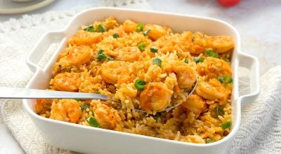 Arroz com camarão