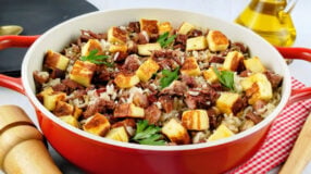 Arroz de carne-seca caprichado
