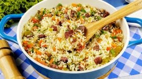 Arroz com charque