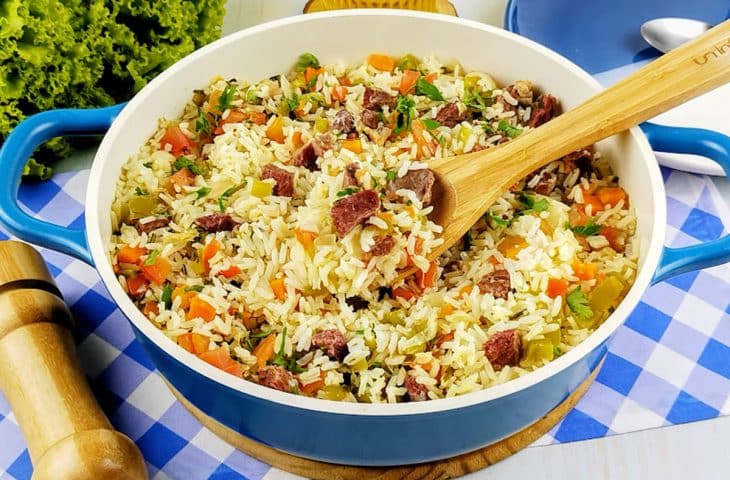 Arroz com charque