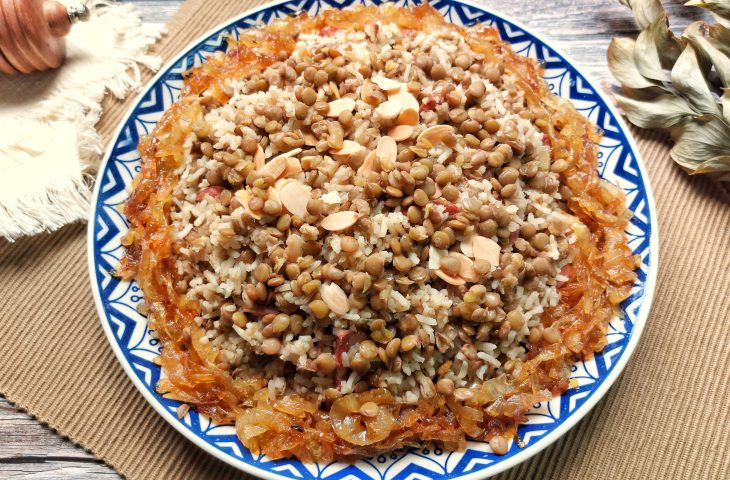 Arroz com lentilha