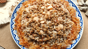 Arroz com lentilha