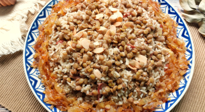 Arroz com lentilha