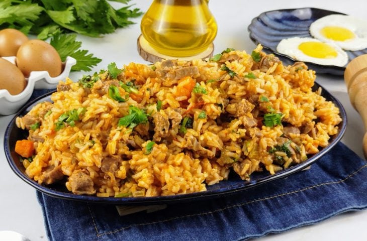 Arroz com moela