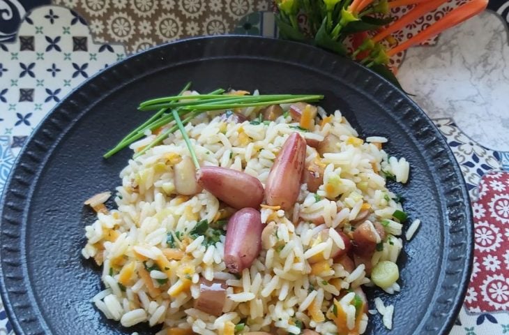 Arroz com pinhão