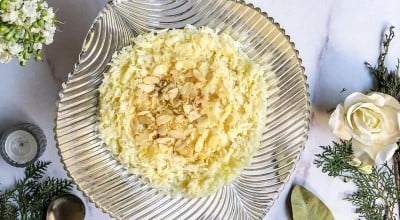 Arroz cremoso com parmesão