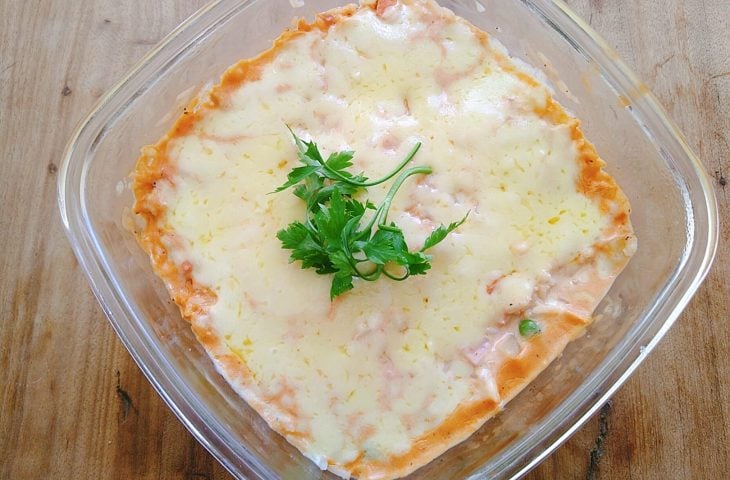 Arroz cremoso de forno