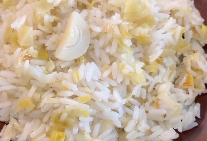 Arroz de alho-poró