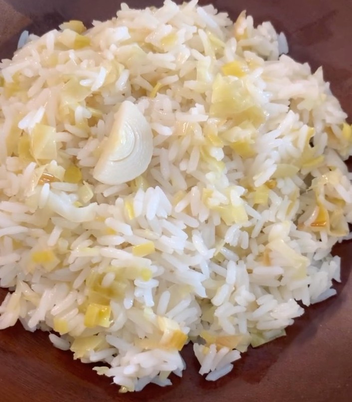 Arroz de alho-poró