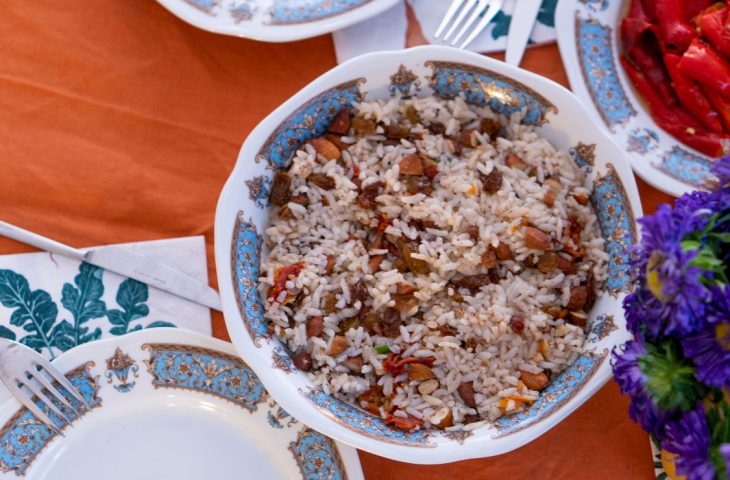 Arroz de amêndoas