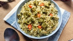 Arroz de brócolis